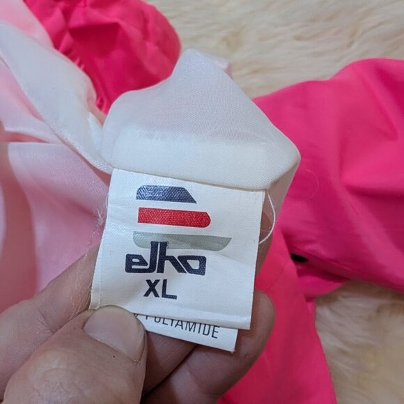 Vintage 90's Freestyle by Elho Neon Pink Windbreaker Pullover Size XL - Picture 12 of 13